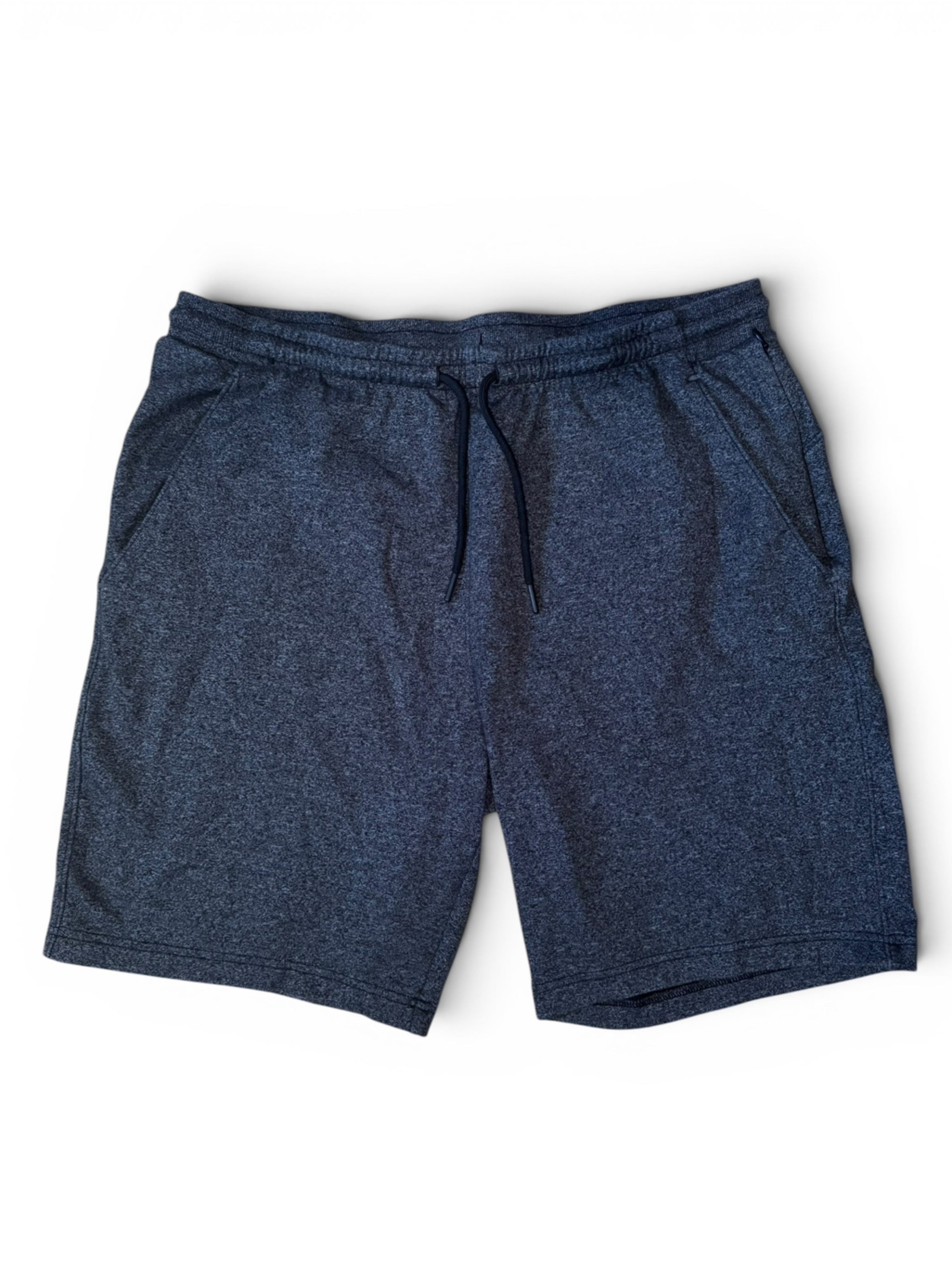 Old Navy Men's L Heathered Gray Drawstring Fleece Lounge Shorts